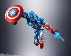 S.H. Figuarts Captain America (Tech On The Avengers), Approx. 6.1 inches (155 mm), PVC, ABS,   Die Cast Pre-Painted Action Figure