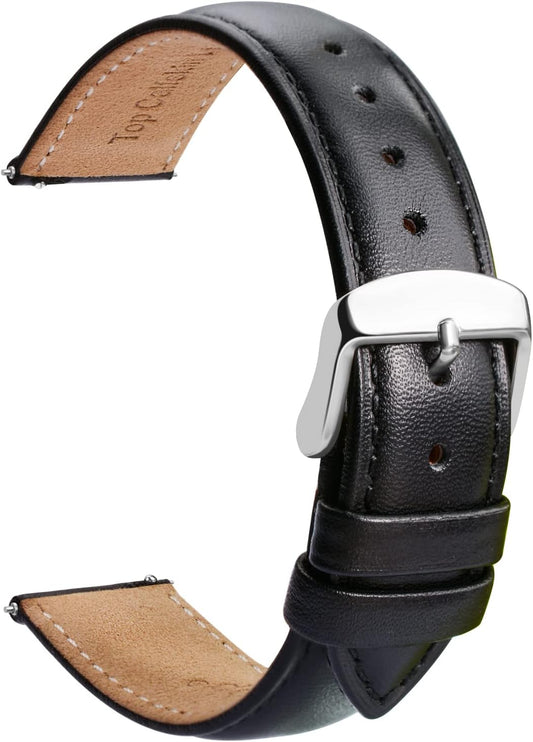 Watch Strap, Leather Watch Band, Genuine Leather, Smart Watch, Replacement Strap, 0.6 inches (14 mm), 0.6 inches (16 mm), 0.7 inches (18 mm), 0.7 inches (19 mm), 0.8 inches (20 mm), 0.8 inches (21 mm), 0.9 inches (22