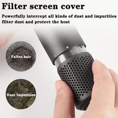 For Dyson Hair Dryer Outer Filter Cover HD01 HD03 HD08 HD15 Accessories Moisture Proof Strainer Filter Net Assembly Opening Design