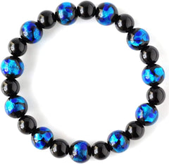 Natural Stone Power Stone Bracelet Firefly Glass Onyx Mens Womens Accessories