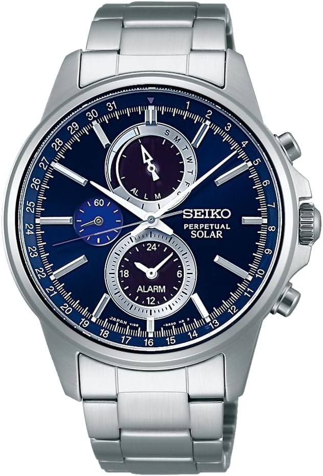 Seiko Watch Watch Seiko Selection Solar Chronograph Sapphire Glass SBPJ003 Men's Silver