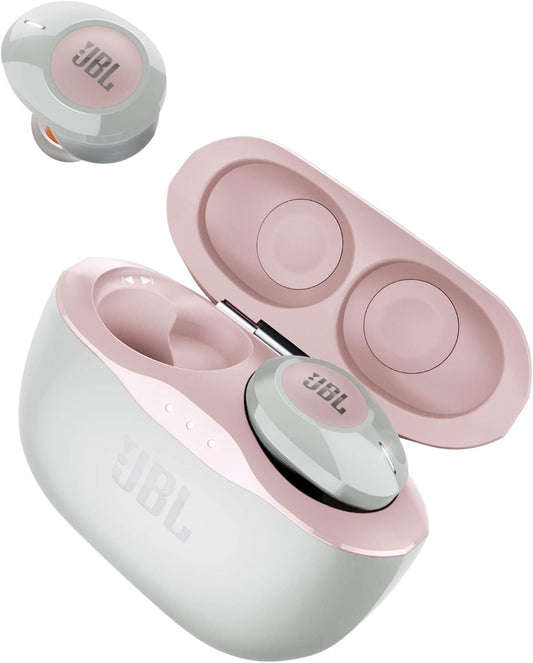 JBL TUNE120 TWS Fully Wireless Earphones, Bluetooth Compatible, Pink, JBLT120TWSPIK