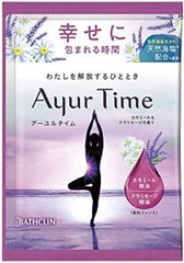 Ayuru Time Bath Salt, 6 Types of Scents, Bath Salt, Set of BathPowder, Includes Bonus BathPowder Before Sleeping (1 of 6 Scents)