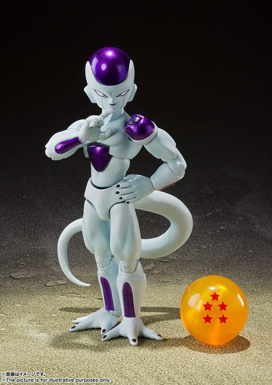 S.H. Figuarts BAS62977 Dragon Ball Z Freeza Fourth Form Approx. 4.7 inches (120 mm), ABS   PVC, Pre-painted Action Figure