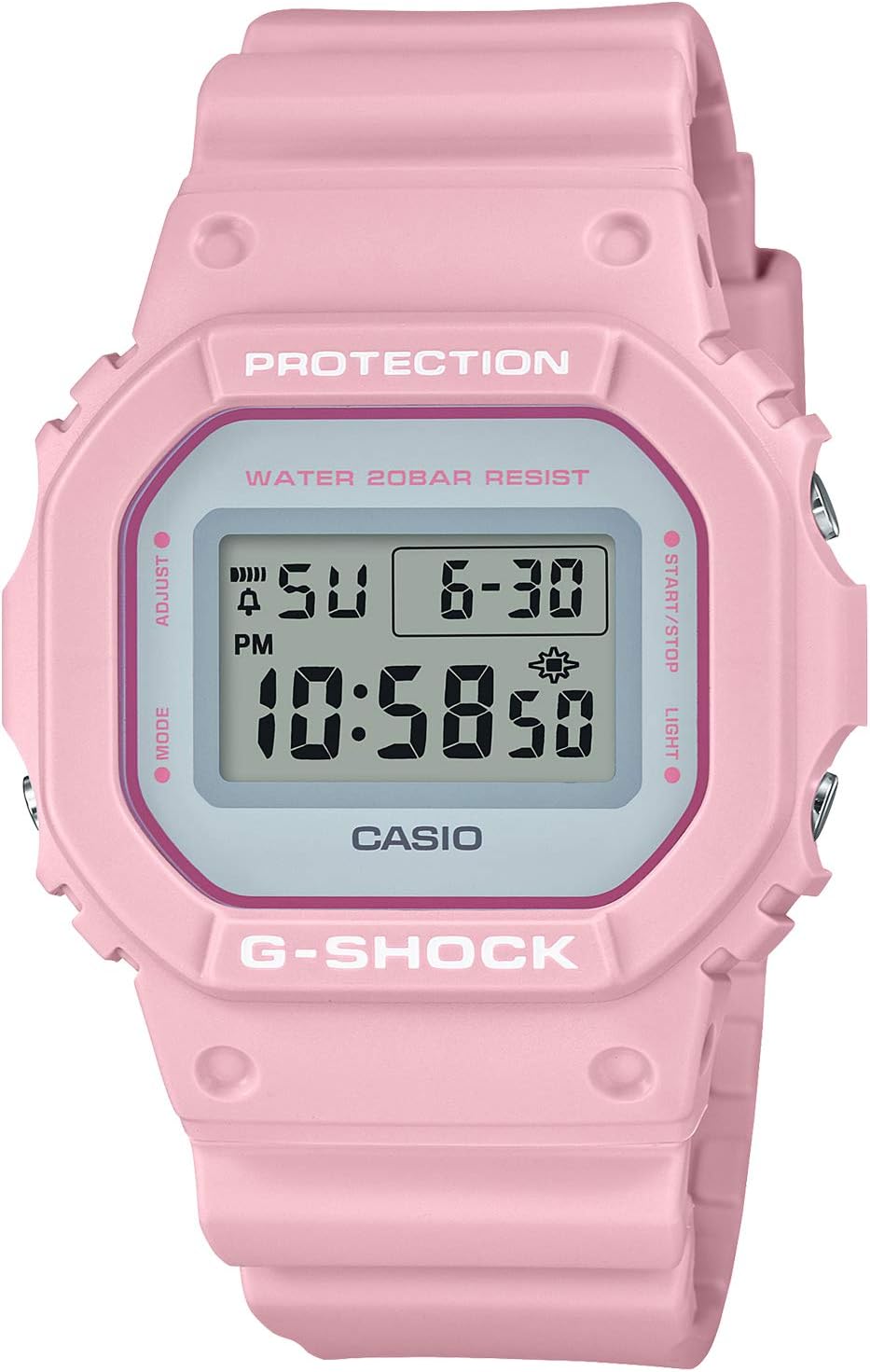 Casio DW-5600 Series Wristwatch, Limited Model / Spring Color Series (Pink), Spring Color Series Watch