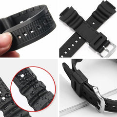 Watch Strap, Genuine Band Replacement, Waterproof Strap, Compatible with Casio AE-1000w, AE-1200w, AQ-S810W, SGW-400H, SGW-300H, MRW-200H, W-735H