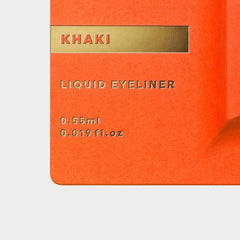 UZU BY FLOWFUSHI Eye Opening Liner, Liquid Eyeliner, Hot Water, Alcohol Free, Dye Free, Hypoallergenic (KHAKI Khaki)