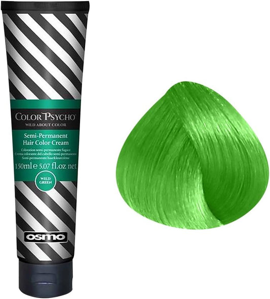 Ares Color Psycho Hair Color Treatment Cream Wild Green 150ml