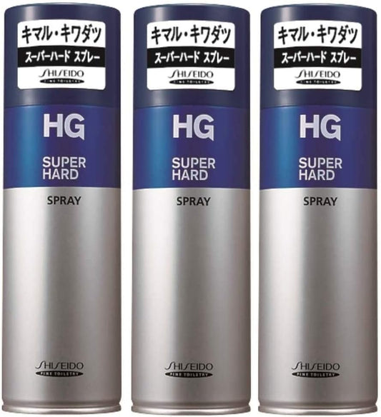 Shiseido HG Super Hard Spray Set, 8.1 oz (230 g) x 3, 8.1 oz (230 g) (3 x 3)