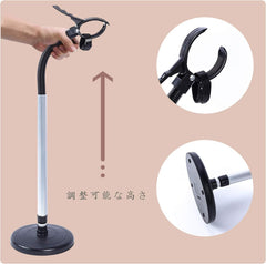 uyoyous Hair Dryer Stand, Hair Dryer Holder, Dryer Clip, Storage Rack, Fixed, Washroom, Convenient, Hair Dryer, Rotatable 360C