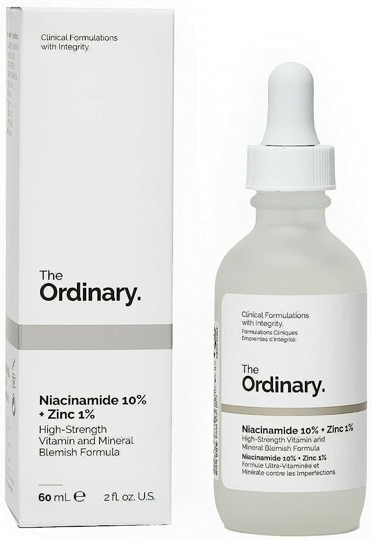 The Ordinary☆Niacinamide 10% + Zinc 1%, 2.4 fl oz (60 ml), Diodinary 10% Niacinamide + 1% Zinc, 2.4 fl oz (60 ml) x 1