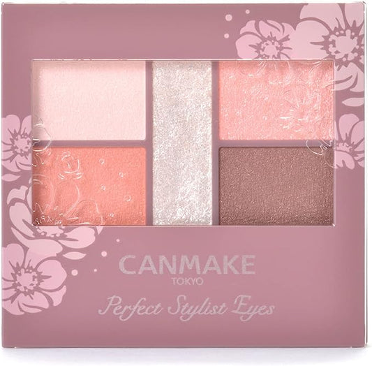 Canmake Perfect Stylist Eyes v22, Apricot Beach, Eyeshadow 22, 0.1 oz (3.0 g) (x1)