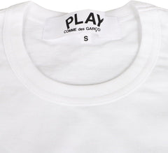 Play Comme des Garcons Long Sleeve T-Shirt, Men's T-Shirt, Long Sleeve, Cut and Sewn, Long T-Shirt, Red Heart, Logo, Play COMME des GARCONS LONG SLEEVE T-SHIRT