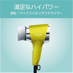 Koizumi KHD-9720/G Hair Dryer, Negative Ion Tough Dryer, Green