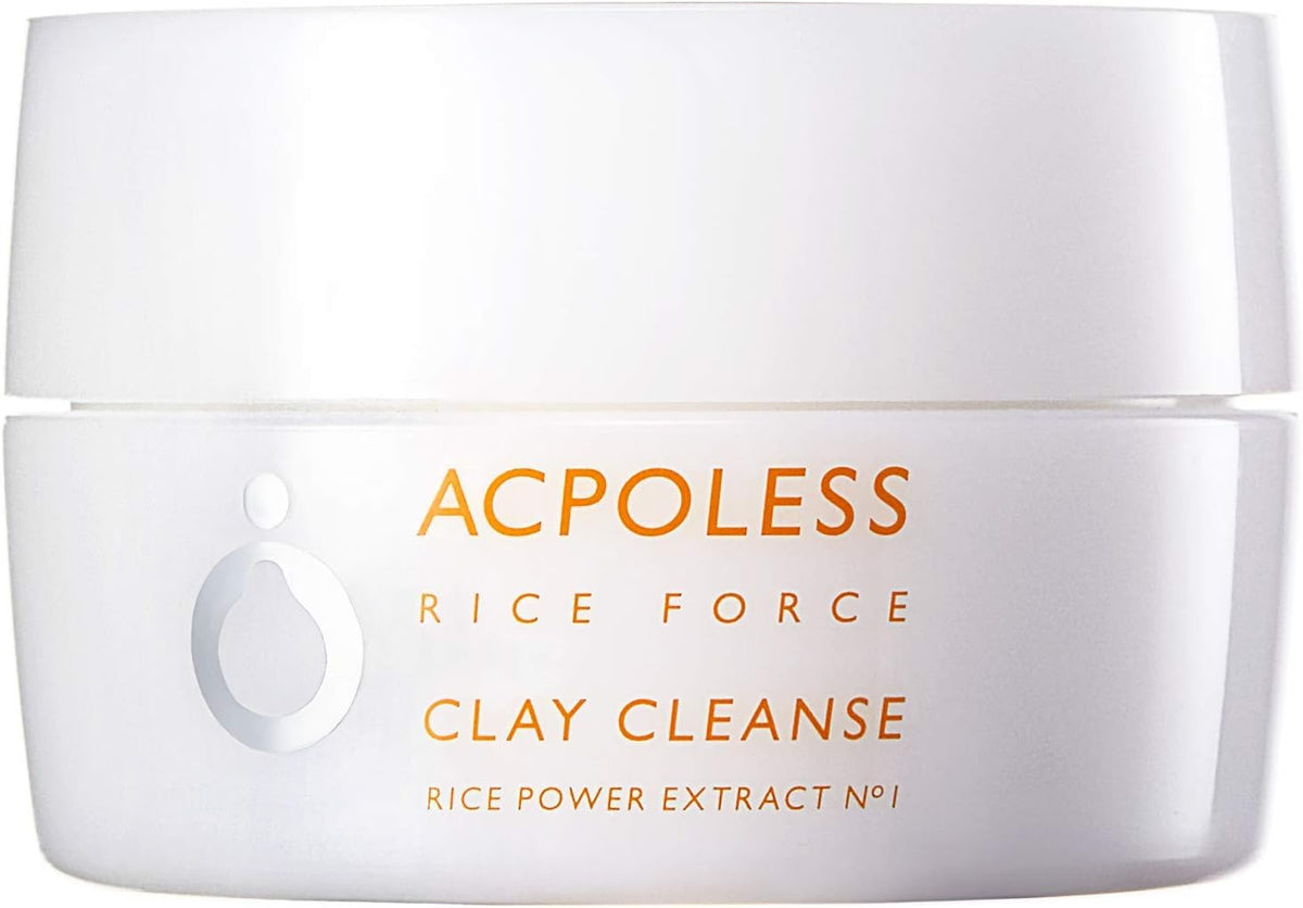 Facial cleanser Rice Force Official Acpores Clay Cleanse (80g / 1 piece) Rice Power No.6 Clay Face Wash Rice Power Moisturizing Pores Acne Sebum Trouble (RICEFORCE)