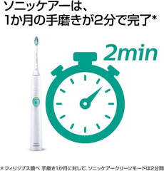 Philips Sonicare Easy Clean Electric Toothbrush, White, HX6526/01