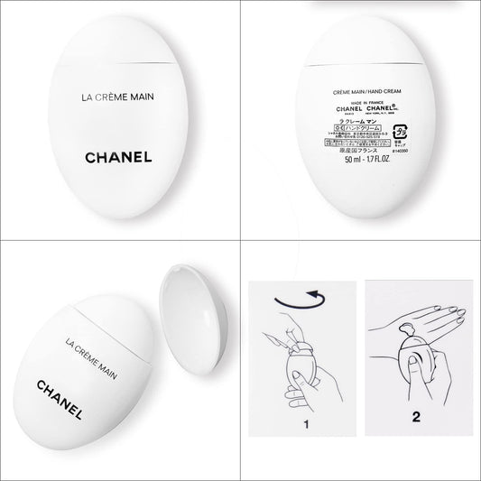 CHANEL Chanel Hand Cream La Crème Man 1.7 fl oz (50 ml) Rishi Gift Present Cosmetics Hand Care Moisturizing LA CRÈME MAIN Rich RICHE (No Name, Refreshing Type)