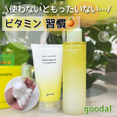 goodal GOODAL GREEN TANGERINE Dark Spot-C V Toner (Korean Cosmetics) ** ** 10.1 fl oz (300 ml)