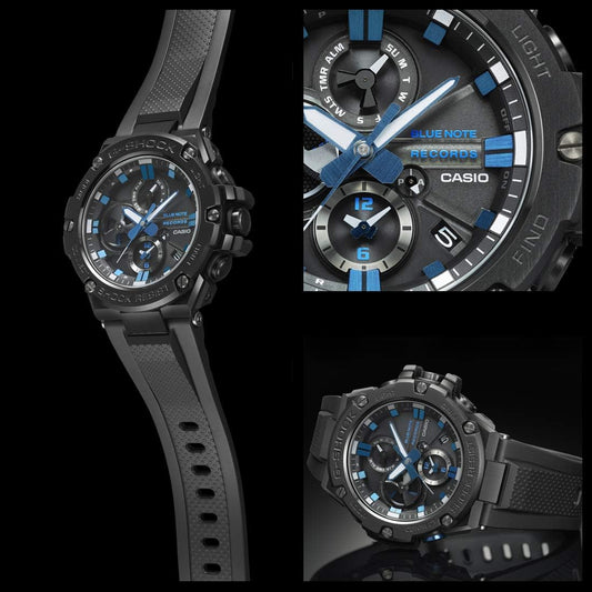 Casio G-SHOCK G-STEEL Blue Note Records Collaboration Model GST-B100BNR-1AJR Men's Watch