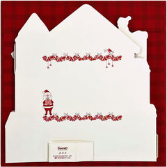 Sanrio 523607 Christmas Card Message Card Santa Doll House Greeting Card International Shipping Available JX 36-3