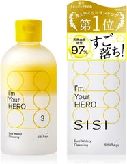 SISI I'm Your Hero Wiping Water Cleansing, 8.1 fl oz (230 ml), Makeup Remover, Pore Care, 5 in 1