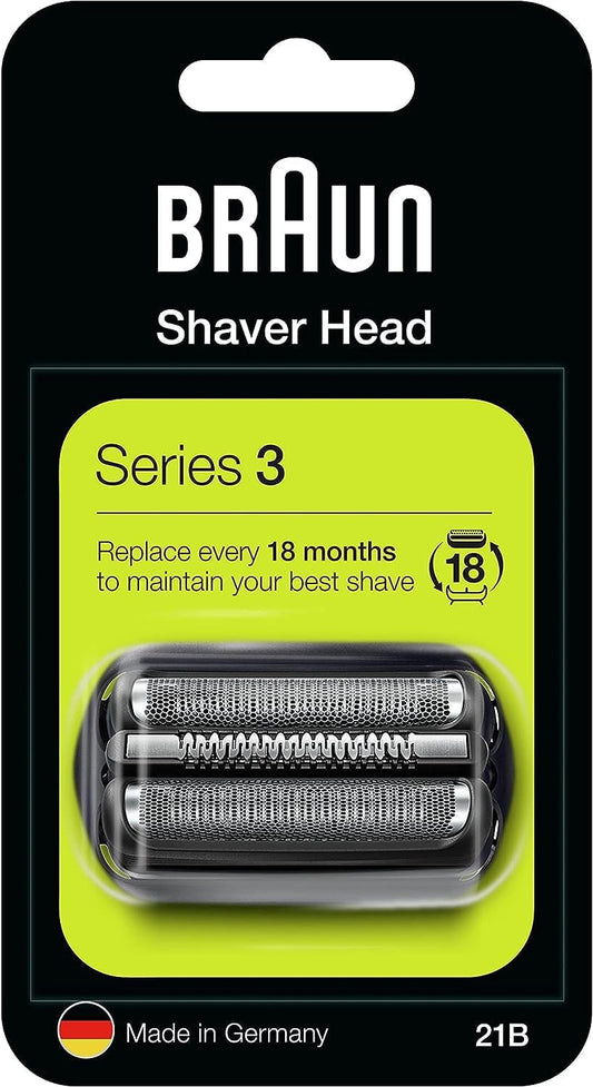 Braun Shaver Replacement 21B Black for Series 3 Shavers