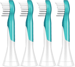 Philips Sonicare HX6034/63 Kids Mini Replacement Brush, For Ages 4 to 12, Set of 4