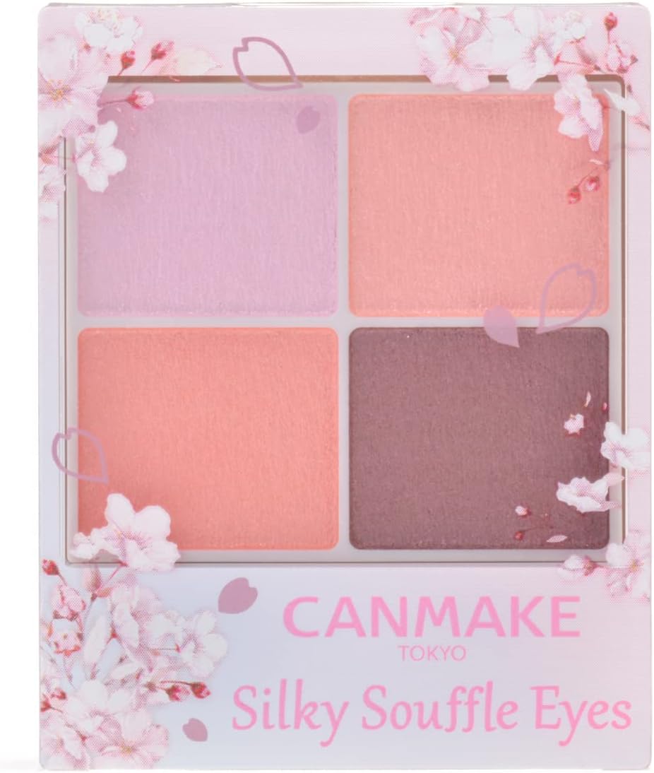 Can Make Silky Sphraise (Cherry Blossom Package) 11 Blossom shower 4.0g transparent gloss FOUR-COLOR SHADOW POWDER coral pink