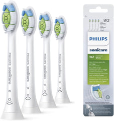 Philips Sonicare HX6064/10 White Plus (Former Diamond Clean) Replacement Brush, Standard, Set of 4