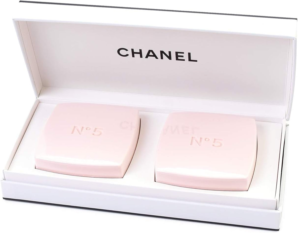 Chanel CHANEL Soap Savon Gift Set Cosmetics N5 Number Five Perfume Soap Low Eau De Toilette Gift Present (1set) 75g (x2)