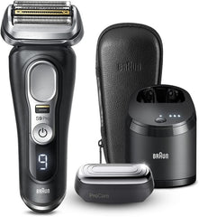 Brown Men's Electric Shaver Series 9 Facial Device Head Model 9480cc-V with Cleaning Machine (Amazon.co.jp Exclusive)