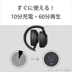 Sony WH-XB900N Wireless Noise Cancelling Headphones WH-XB900N : Deep Bass Model/Amazon Alexa Built-In / Bluetooth / Up to 30 Hours of Continuous Playback 2019 Model/ Microphone Included, 360 Reality Audio Certified Model Black WH-XB900N BC