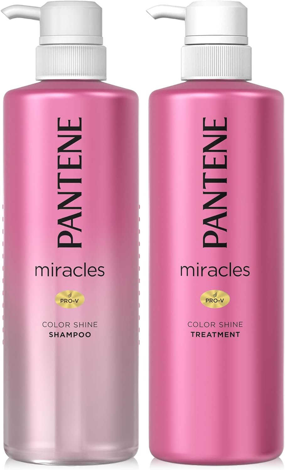 [Japanese Shampoo and Conditioner] Set of 2 Pantene Miracles Color Shine Shampoo/Treatment Anti-Fade Pump 480mL+480g