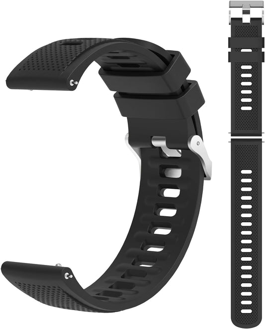 Watch Strap Universal Watch Band 20mm 22mm Silicone Watch Strap Smart Watch Band Watch Replacement Strap Watch Replacement Band Rubber Belt 20mm 22mm Silicone Easy to Install Breathable Lightweight Exercise Unisex Waterproof 20mm 22mm