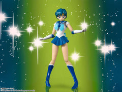 S.H. Figuarts Sailor Moon Sailor Mercury Animation Color Edition, Approx. 5.5 inches (140 mm), ABS   PVC Pre-painted Action Figure