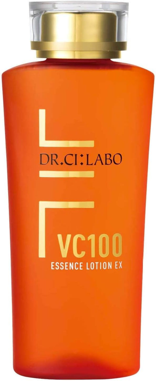 Dr. Ci:Labo VC100 Essence Lotion EX20, 5.1 fl oz (150 ml), Previous Product Version, Moisturizing Lotion, Highly Penetrating Vitamin C, Rich Serum Pack, Formulated with Fermented Collagen and Niacinamide, For Radiance and Moisture, 2020 Release