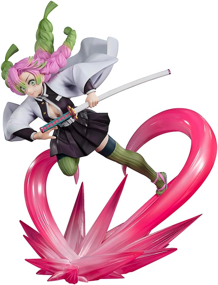 Figuarts ZERO Demon Slayer Mitsuri Kanroji Figure, Approx. 8.7 inches (220 mm), ABS   PVC Pre-Painted Complete Figure