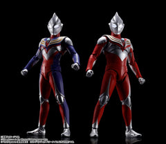 S.H. Figuarts Ultraman Tiga Power Type (True Bone Carving Method), Approx. 5.9 inches (150 mm), PVC, ABS, TPE, Pre-painted Action Figure