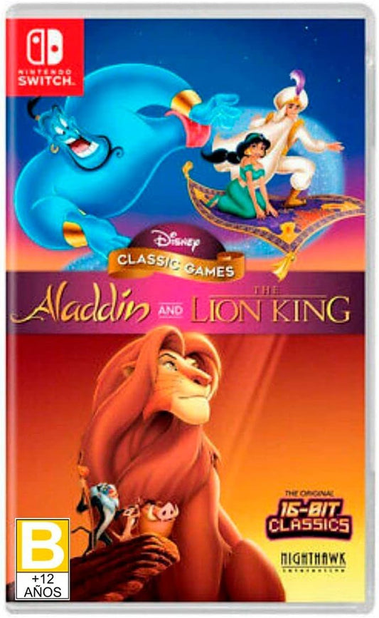 [Japanese Nintendo Switch] Disney Classic Games: Aladdin and the Lion (輸入版:北米) – – Switch