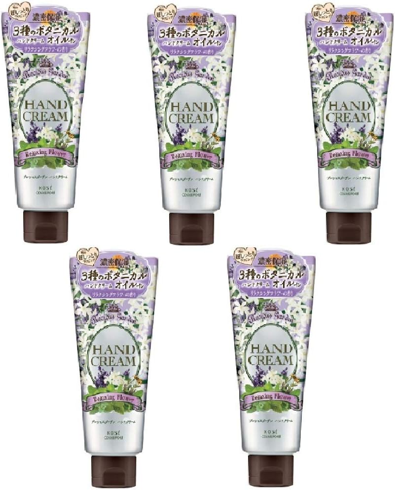 (Kose Cosmeport) Precious Garden Hand Cream Relaxing Flower 70g (Set of 5)