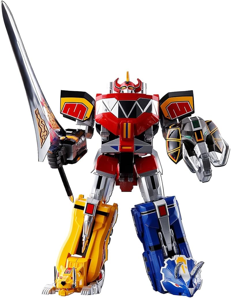 Soul of Chogokin Dinosaur Squadron Jewranger, Beast Emperor GX-72 Large Beast God   GX-78 Dragon Caesar, Approx. 10.2 inches (260 mm), ABS   PVC   Die-Cast Pre-painted Action Figure