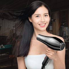 Hair Dryer, Large Airflow, Quick Drying, 2,000 W, High Power Dryer, Popular, Lightweight, Negative Ion Function, 3 Levels of Air Temperature, 2 Levels, Low Noise, For Salons, Commercial Use, Home Use, Smooth Nozzle, Includes Quick Drying Nozzle