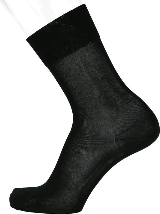 NAIGAI Men's Formal Socks, 100% Cotton for Ceremonial Occasions - blk