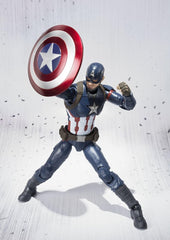 S.H. Figuarts Captain America (Civil War), Approx. 5.9 inches (150 mm), ABS   PVC, Pre-painted Action Figure