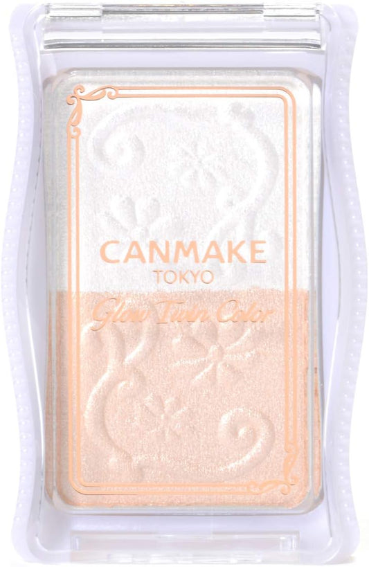 Canmake Glow Twin Color 01 White Beige 3.5g