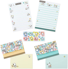 Sanrio 368997 Pochacco Letter Set (Check Design)