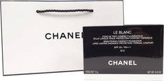 CHANEL Le Blanc Brightening Compact #B10 Powdery Foundation Cosmetics Present Gift Shopper Included