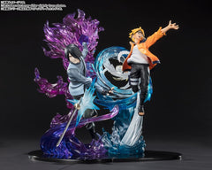 Bandai S Piri TS Fig Arts 0 Naruto Uchiha Sasuke Boruto Kizuna Rea Chion, Approx. 9.4 Inche s (240 m), Pinete d Finishe d Figre