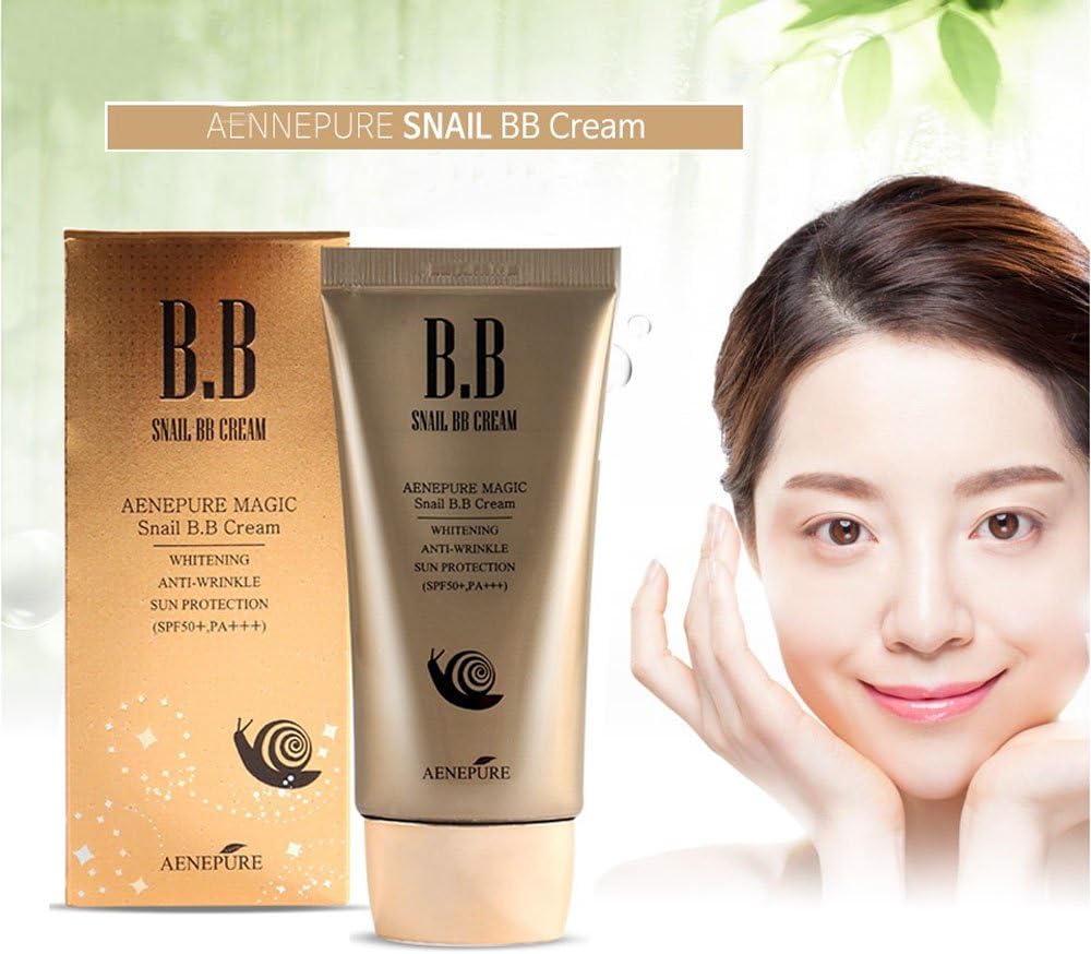 Aenepure Snail BB cream SPF50+, PA +++ / Whitening, Anti-Wrinkle, Sun protection/Korean Cosmetics Parallel import product