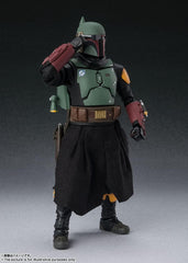 S.H. Figuarts Star Wars The Mandalorian Boba Fett, Approx. 6.1 inches (155 mm), ABS   PVC   Fabric, Pre-painted Action Figure